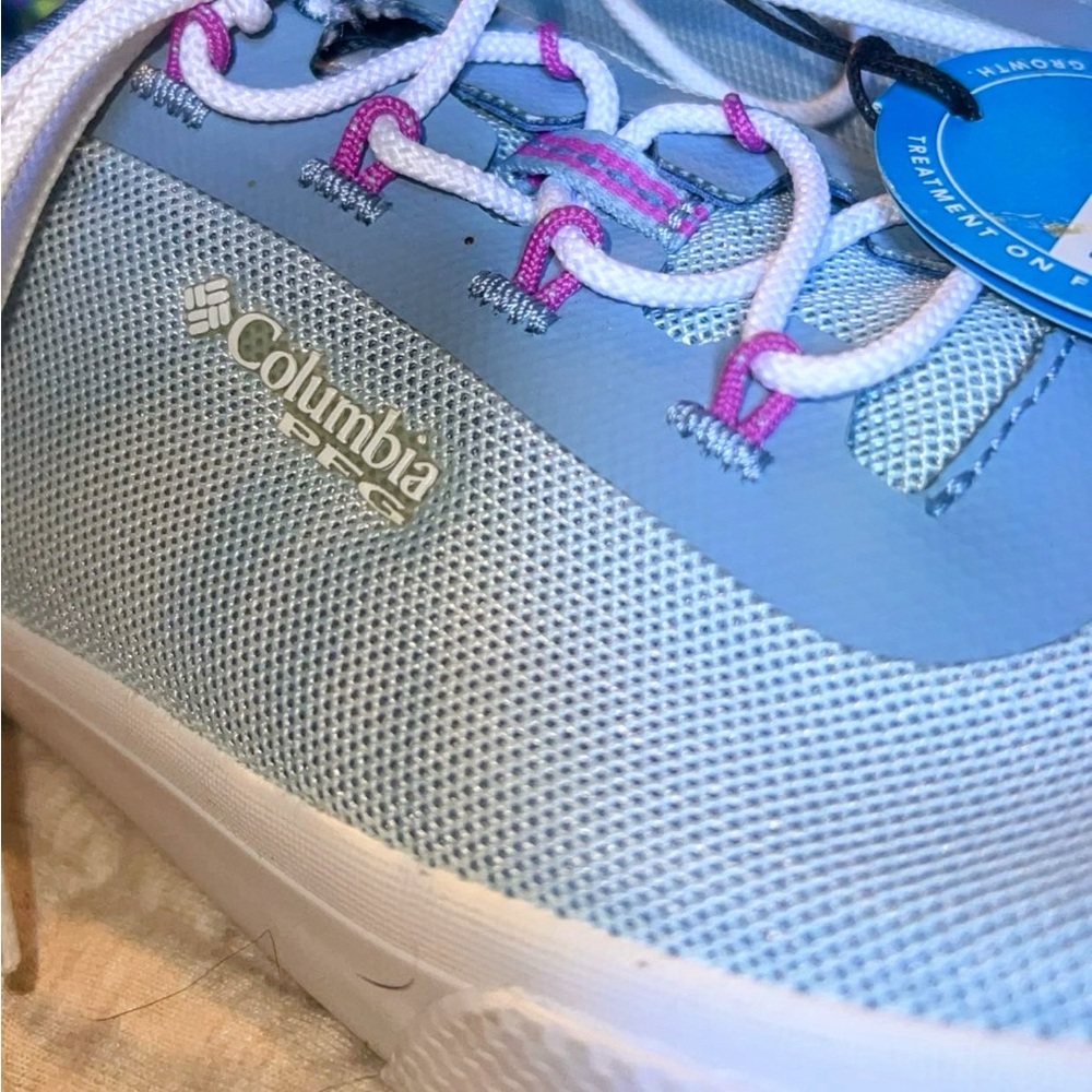 Columbia PFG Blue and Pink Athletic Shoes